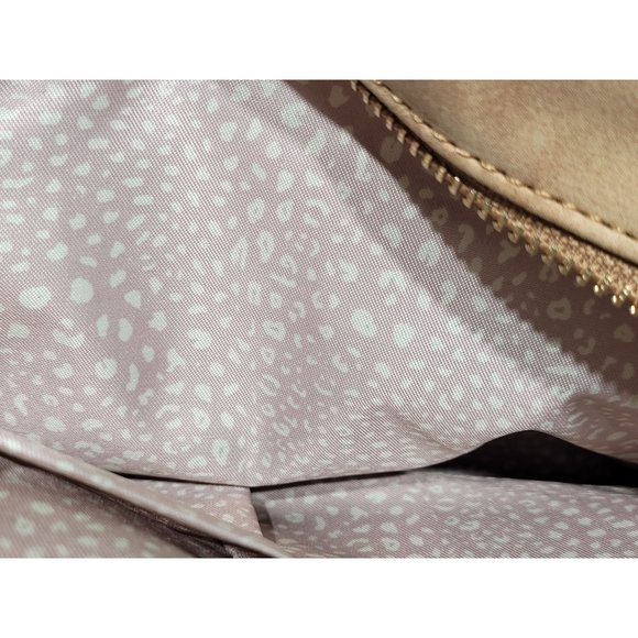 New Violet Ray Purse Tan Faux Leather Lasercut Crossbody Shoulder Bag - Picture 6 of 10